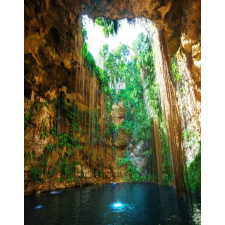  Öntapadó és mosható falfestmény Tó a mélyből2, 150 x 205 cm, tapéta, díszléc és más dekoráció