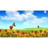 Öntapadó és mosható fali tapéta Pillangók és tulipánok, 350 x 250 cm