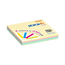 Öntapadó jegyzettömb STICK'N 76x76mm pasztell magic pad 100 lap post-it