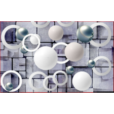  Öntapadó tapéta Golyók, körök, absztrakt, 200 x 150 cm tapéta, díszléc és más dekoráció