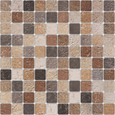  Öntapadós csempe matrica barna mozaik 3 cm x 20 cm x 20 cm tapéta, díszléc és más dekoráció