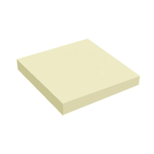 Öntapadós jegyzettömb Centrum 76x76 mm 100 lapos sárga post-it