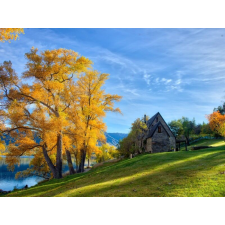  Öntapadós tapéta A tóparti ház, 250 x 200 cm tapéta, díszléc és más dekoráció