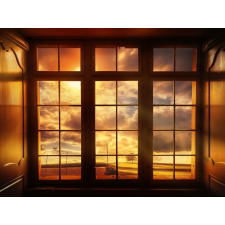  Öntapadós tapéta Az ablakon át látott világ, 250 x 150 cm tapéta, díszléc és más dekoráció