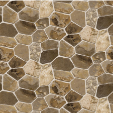  Öntapadós tapéta Barna és szürke rombusz kőfal, 350 x 200 cm tapéta, díszléc és más dekoráció