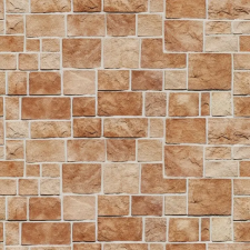 Öntapadós tapéta Barna téglalap alakú kőfal, 400 x 250 cm tapéta, díszléc és más dekoráció