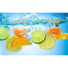  Öntapadós tapéta Citrus vízben, 350 x 200 cm tapéta, díszléc és más dekoráció