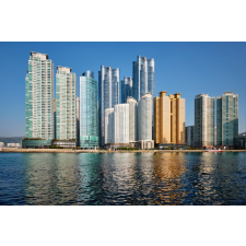  Öntapadós tapéta City71 Busan Dél-Korea, 250 x 200 cm tapéta, díszléc és más dekoráció