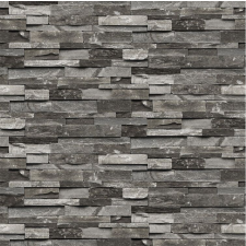  Öntapadós tapéta Fekete kőfal, 200 x 150 cm tapéta, díszléc és más dekoráció