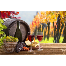  Öntapadós tapéta Hordó, bor, szőlő2, 250 x 150 cm tapéta, díszléc és más dekoráció