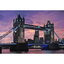 Öntapadós tapéta London Bridge at sunset, 200 x 150 cm tapéta, díszléc és más dekoráció