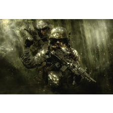  Öntapadós tapéta Portrait64 Katonák a dzsungelben, 200 x 150 cm tapéta, díszléc és más dekoráció