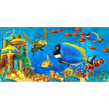  Öntapadós tapéta Víz alatti világ, korallzátony, 250 x 200 cm tapéta, díszléc és más dekoráció