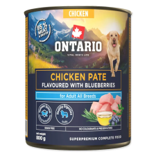 Ontario Adult csirkepástétom áfonyával – 800 g kutyaeledel
