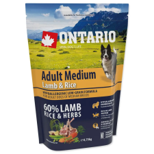  Ontario Adult Medium bárány és rizs 0,75 kg jutalomfalat kutyáknak