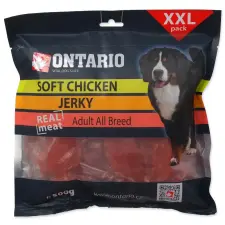  ONTARIO csirke filé szeletek, jutalomfalat kutyáknak 500g jutalomfalat kutyáknak