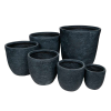  Ontario Egg kompozit növénytartó grafit 62x62cm S6
