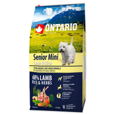 Ontario SENIOR MINI LAMB AND RICE (6,5KG) kutyaeledel