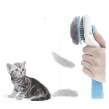  Öntisztító kisállat fésű - SZÜRKE kutyafésű