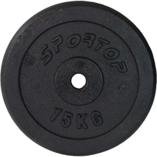 öntöttvas fekete súlyzó 15 kg enero fit fi26.5 kézisúlyzó