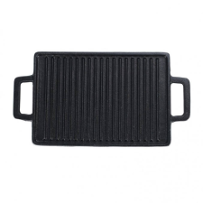  Öntöttvas grill lap mini 2 oldalas 29x15cm sütés és főzés