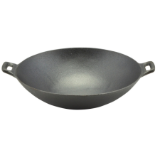 Öntöttvas wok 31 cm edény