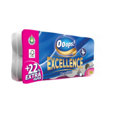 Ooops! Ooops Excellence 3 rétegű Toalettpapír 8 tekercs higiéniai papíráru