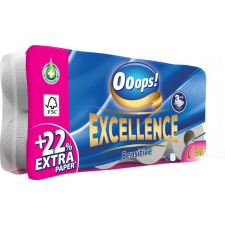 Ooops Toalettpapír, 3 rétegű, 8 tekercses, OOOPS Excellence (KHHVP047) fürdőszoba kiegészítő