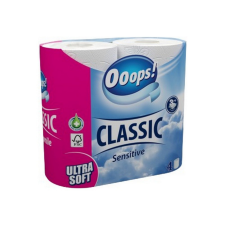 Ooops ! toalettpapír classic sensitive 3 rétegu - 4 db higiéniai papíráru