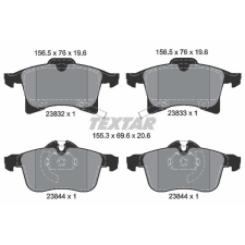  Opel Astra G első fékbetét (5 kerékcsavaros autóba) - Textar (2383201) autóalkatrész