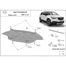  Opel Crossland X, 2017-2018 - Motorvédő lemez autóalkatrész