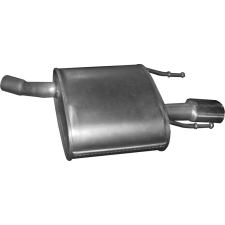  Opel hátsó kipufogódob K17_360ALU autóalkatrész