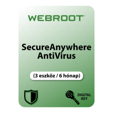 Open Text Corporation Webroot SecureAnywhere AntiVirus (3 eszköz / 6 Hónap) (Elektronikus licenc) karbantartó program
