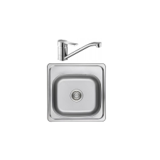 OPERIS STANDARD SZET Egymedencés mosogató, Szín: Natúr inox - Pedro csappal mosogatótálca