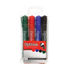 OPTIMA Alkoholos marker optima kerek 4 darabos 120934 filctoll, marker