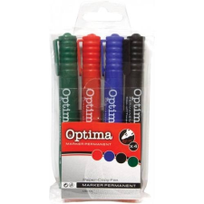 OPTIMA ALKOHOLOS MARKER OPTIMA KEREK 4-ES KÉSZLET filctoll, marker