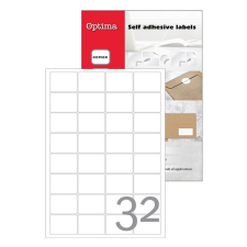 OPTIMA Etikett OPTIMA 32124 47,5x35mm 3200 címke/doboz 100 ív/doboz etikett