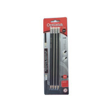OPTIMA Grafitceruza optima hb hatszögletű radíros 4 darabos 13501 ceruza
