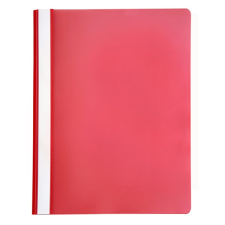 OPTIMA Gyorsfűző optima a/4 műanyag piros lefűző