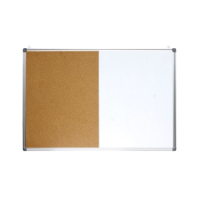 OPTIMA Kombitábla optima parafa mágneses aluminium keret 60x90 cm parafatábla