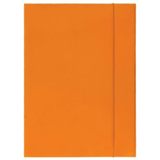 OPTIMA Papír gumis mappa Optima Fluo A4 narancs 600 gr. mappa