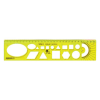 OPTIMA Sablon vonalzó OPTIMA fluor 30cm