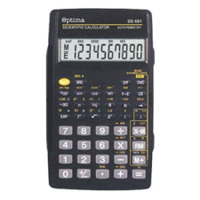 OPTIMA Számológép tudományos OPTIMA SS-501 56 funkciós 10 digit számológép