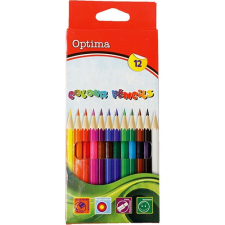 OPTIMA Színes ceruza optima hatszögletű 12 darabos 100080 színes ceruza