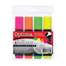 OPTIMA Szövegkiemelő OPTIMA 4db-os készlet filctoll, marker