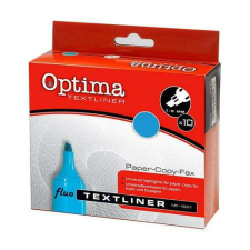 OPTIMA Textliner Szövegkiemelő - Kék - 10 db filctoll, marker