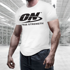 Optimum Nutrition Póló True Strength White M férfi póló