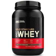 Optimum Nutrition Protein 100% Whey Gold Standard 910 g, dupla csokoládé vitamin és táplálékkiegészítő