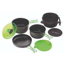 Optimus 8020677 Terra Camp Edénykészlet - Fekete (9 részes) (8020677) sütés és főzés