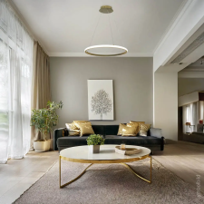 Optonica 19003 LED Pendant Lamp CCT 30W Brushed Gold Dimmable + Remote Control világítás